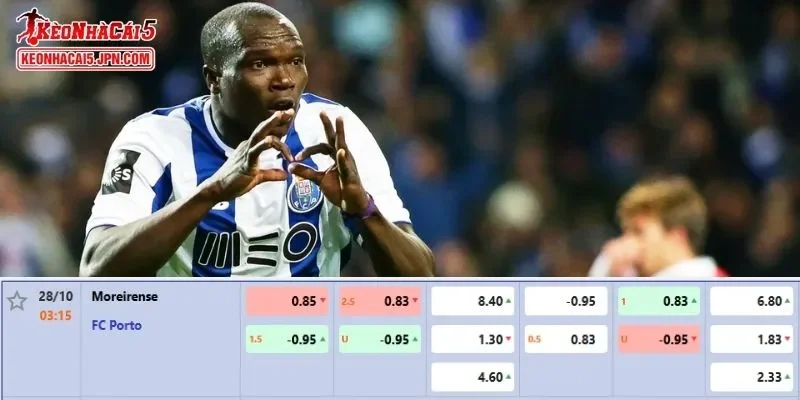 Soi kèo chi tiết nhất cho trận đấu giữa Moreirense vs FC Porto
