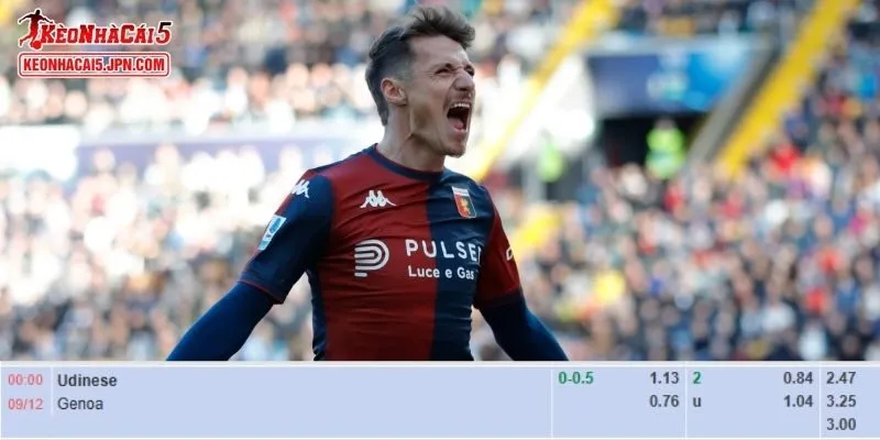 Phân tích kèo cực chi tiết cho trận đấu giữa Udinese vs Genoa
